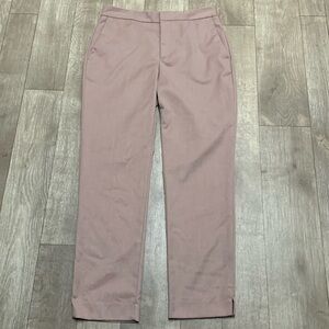 Womens Zara High Rise Pink Business‎ Casual Ankle Pants